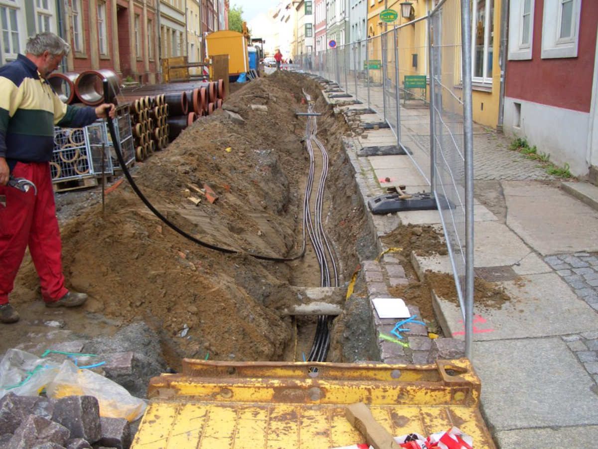 Flächenbeleuchtungen in Stralsund, auf Rügen, Vorpommern